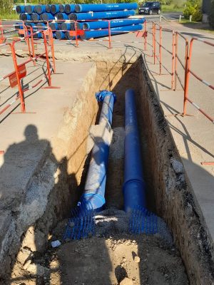 Renouvellement refoulement et distribution eau potable